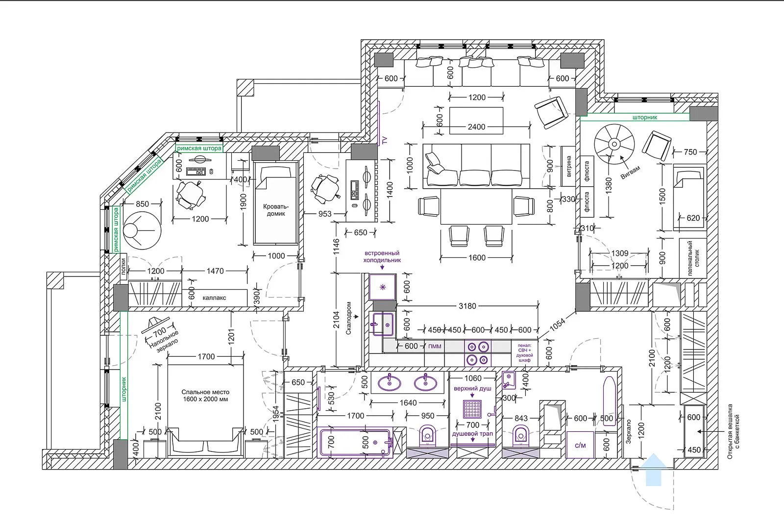 Планировочное решение